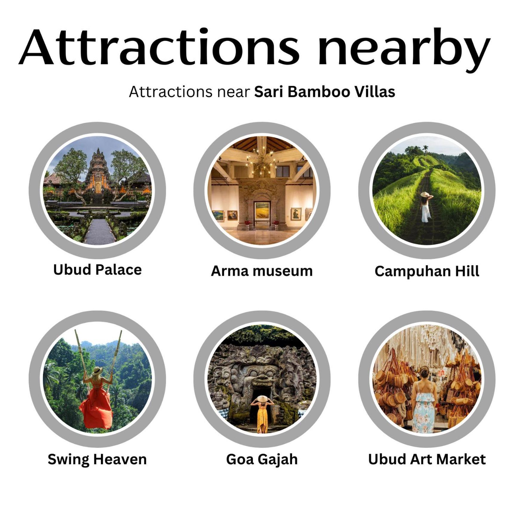 Sari Bamboo Villas Ubud Buitenkant foto